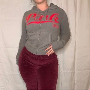 PINK by VS grey full zip